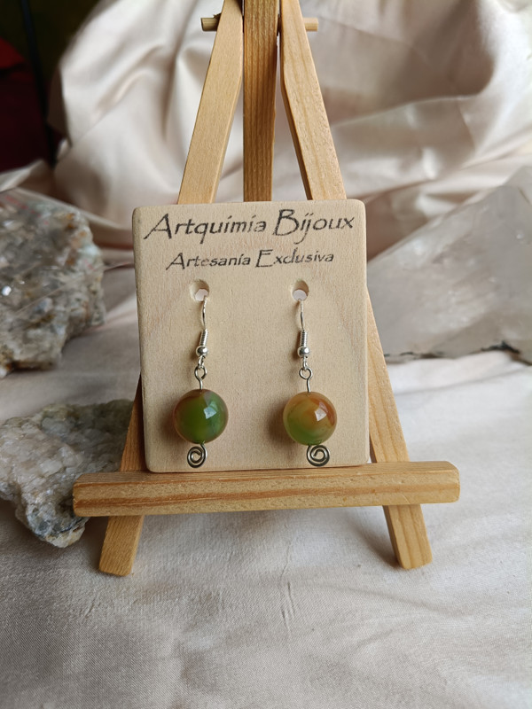 Pendientes Artesanales de Plata y Alpaca