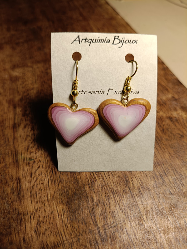 Pendientes Artesanales de Corazón