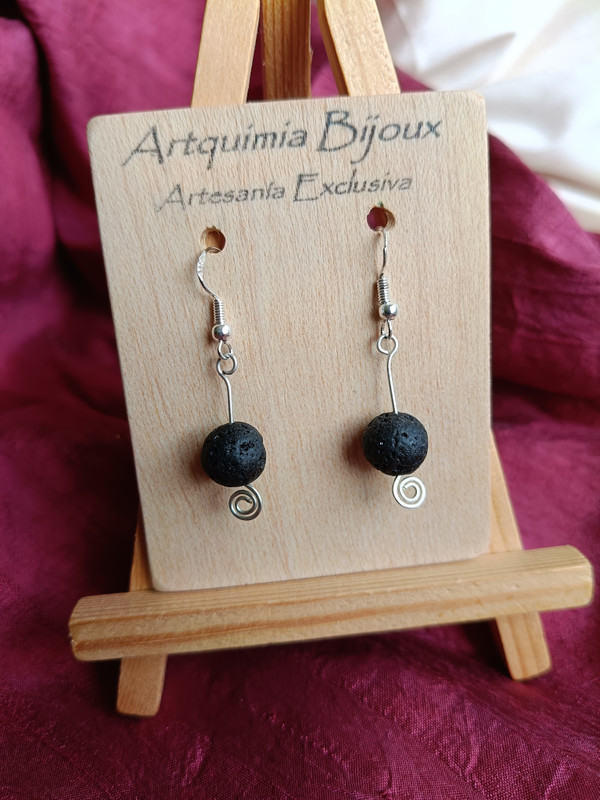 Pendientes Artesanales de Plata y Alpaca